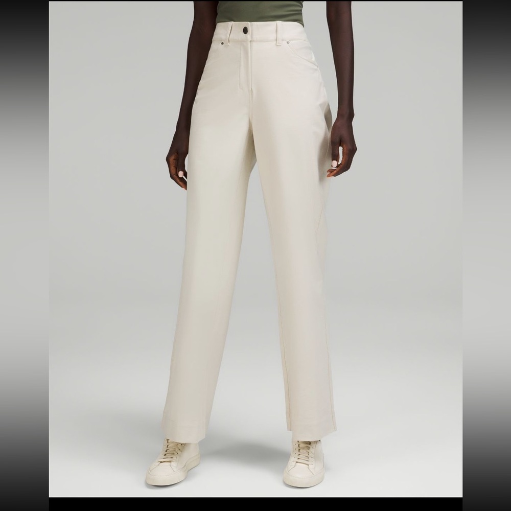 Lululemon City Sleek 5 Pocket wide leg L utilitech